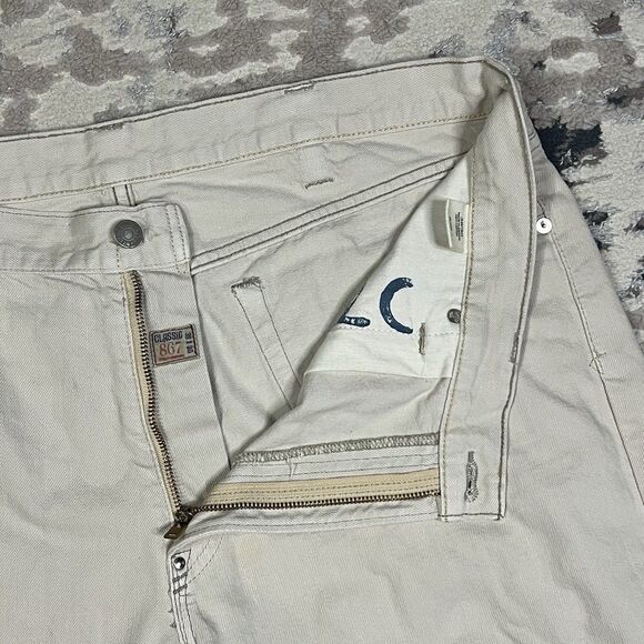 Polo Ralph Lauren Jeans Mens Beige Denim Pants 867 Classic Fit Casual 38x30 2012 - Picture 12 of 13